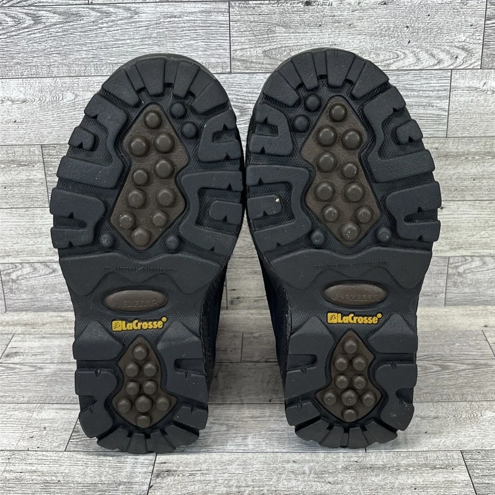 LaCrosse Black/Brown‎ Waterproof Winter Snow Boot 29600 Women Size 6